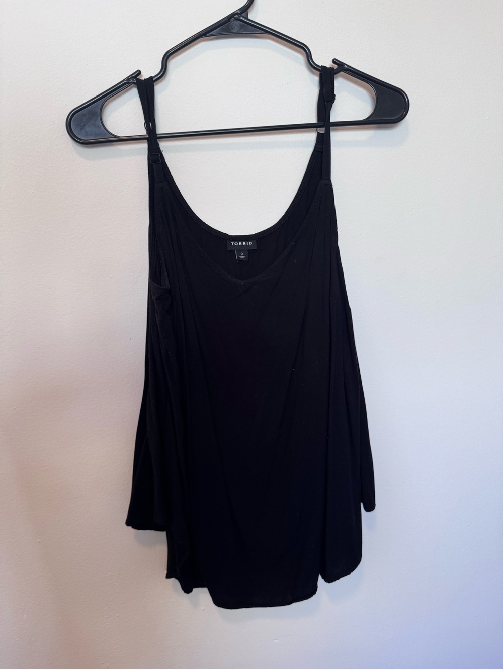 Torrid Black Cold-Shoulder Tank Top